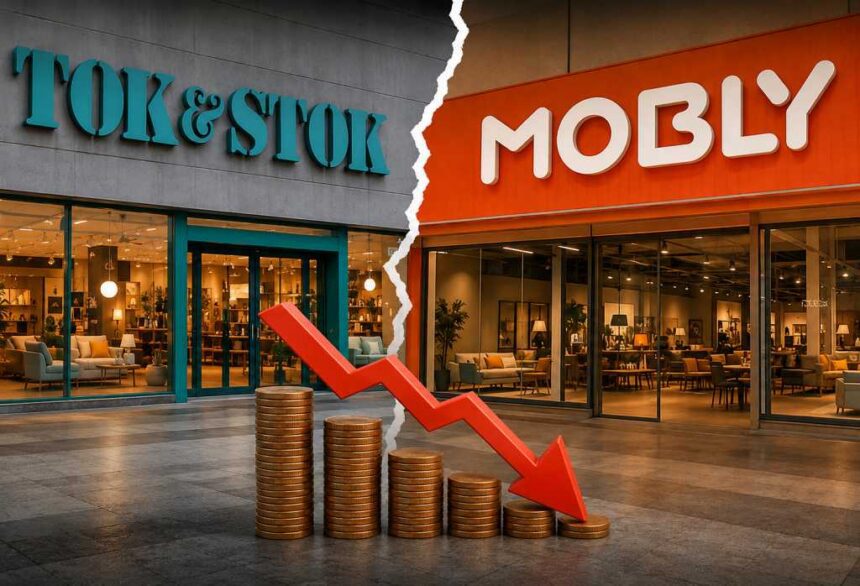 Com dívida de R$ 1,1 bilhão, Tok&Stok e Mobly pedem recuperação judicial