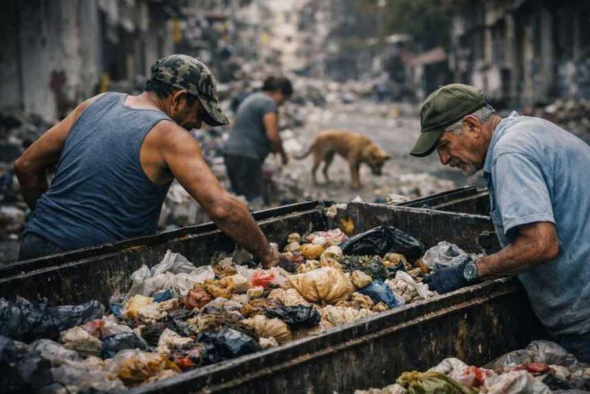 Extrema fome em Cuba leva população a buscar comida no lixo em várias cidades