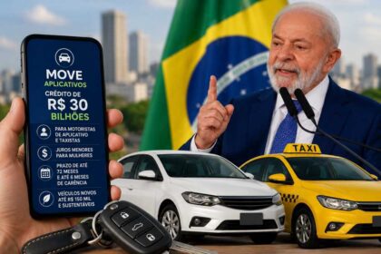 Lula anuncia crédito de R$ 30 bilhões para motoristas de aplicativo e taxistas