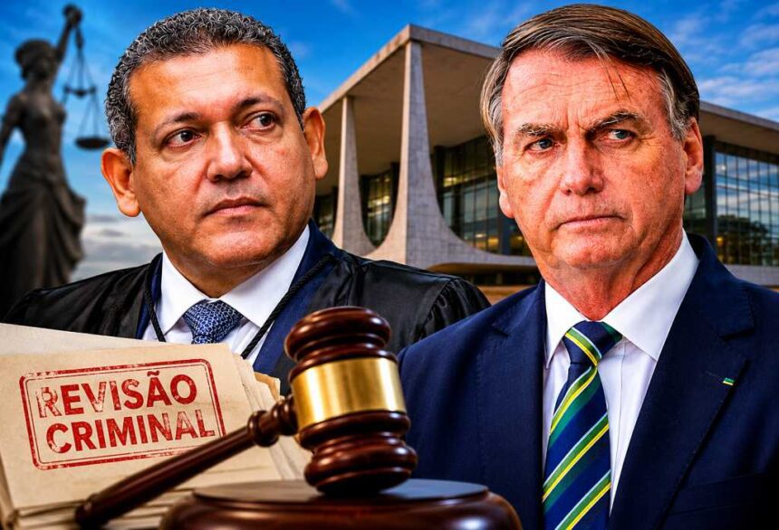 Nunes Marques analisa processo que pode anular condenações de Bolsonaro