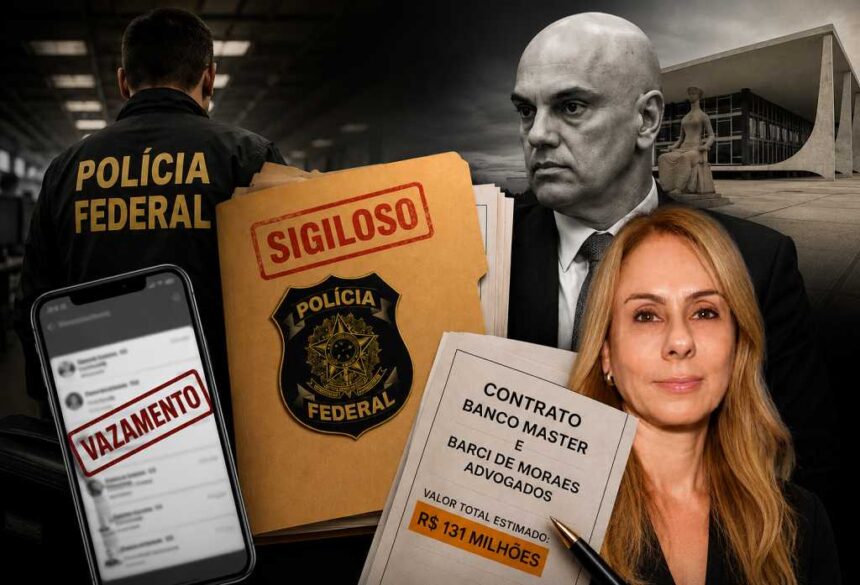PF afasta perito criminal suspeito de vazar contrato de esposa de Moraes