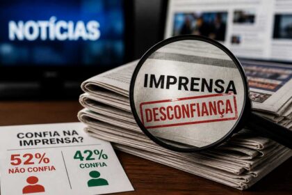 Pesquisa mostra que 52% dos brasileiros não confiam na imprensa tradicional