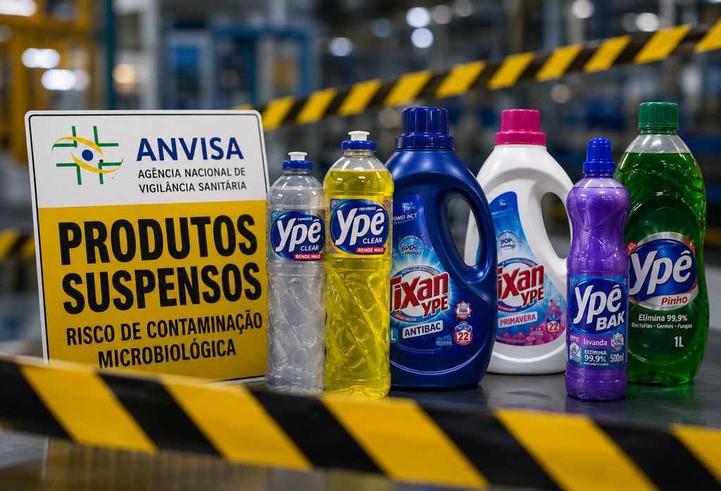 Contaminação: Anvisa manda recolher produtos da Marca Ypê