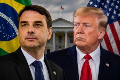 Trump convida Flávio Bolsonaro para reunião nos EUA