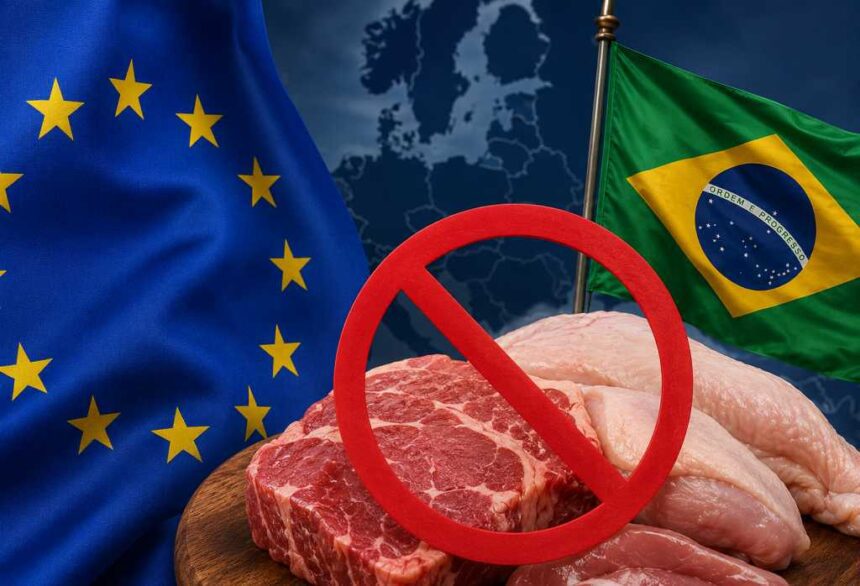 União Europeia retira Brasil da lista de exportadores de carne ao bloco