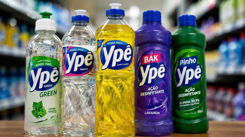 Anvisa libera detergentes e desinfetantes produzidos pela Ypê