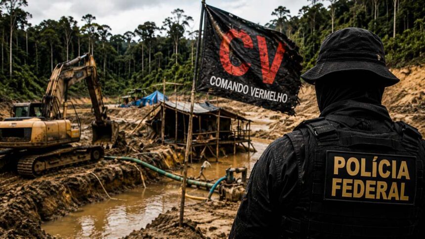 Comando Vermelho domina garimpo ilegal em terra indígena, diz PF