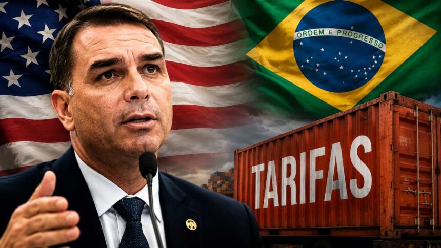 Flávio irá aos EUA pedir que Trump suspenda tarifas sobre o Brasil