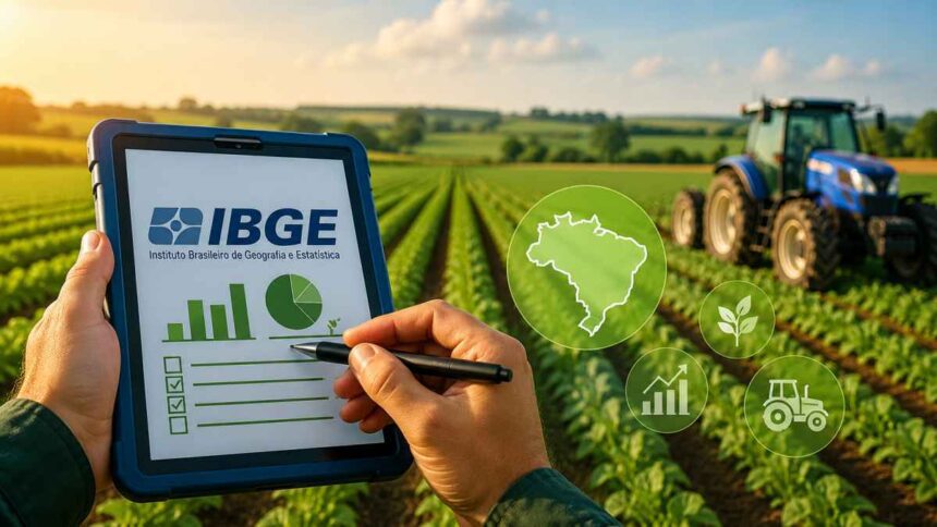 IBGE abre mais de 8 mil vagas para o Censo Agropecuário 2026