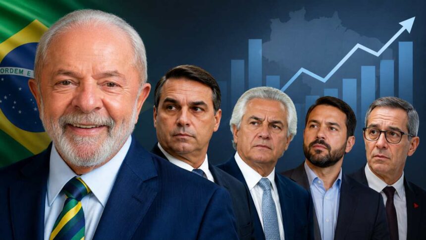 Lula 47% contra 44% de Flávio, a pesquisa Nexus/BTG