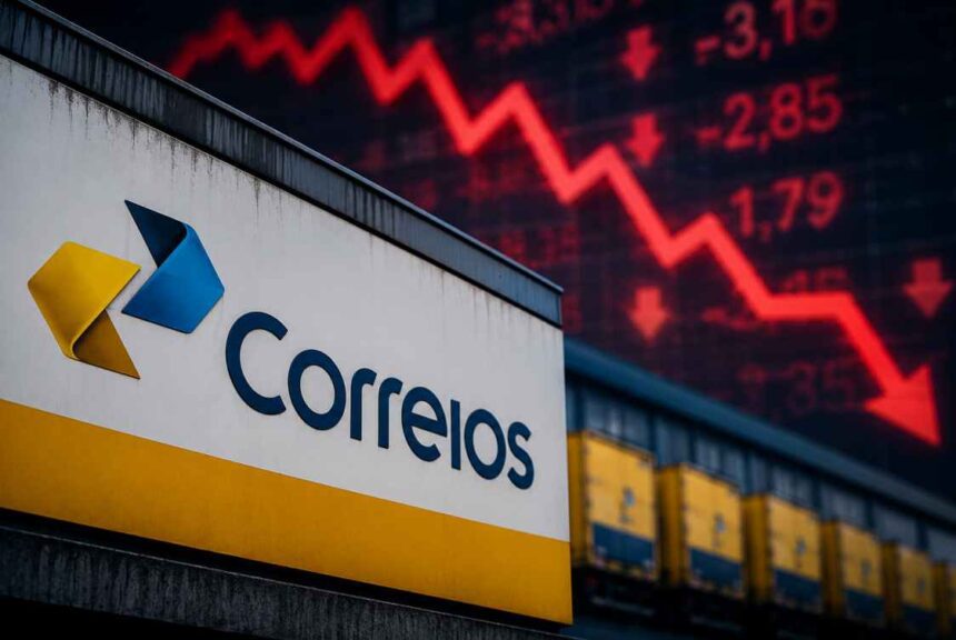 O Prejuízo dos Correios dispara e fecha os R$ 3,2 bi no 1º trimestre