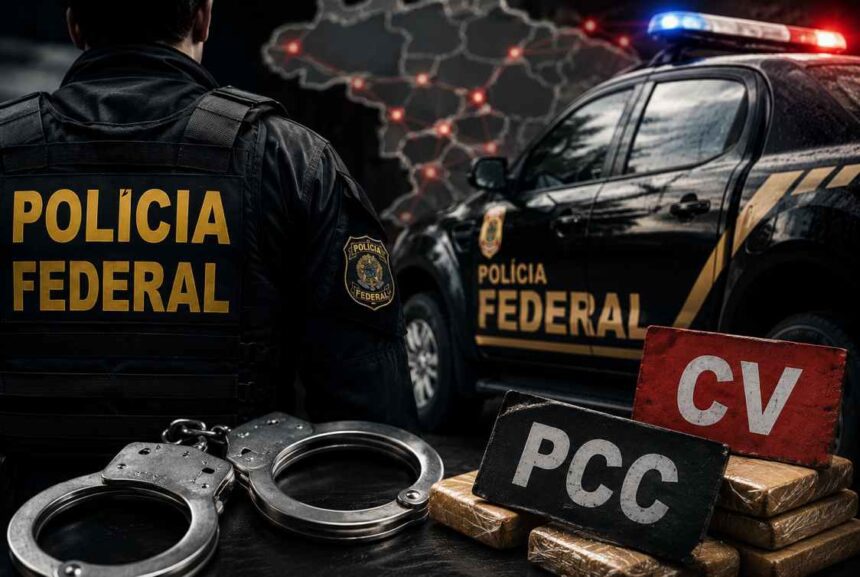 PCC e Comando Vermelho representam 88% das prisões, aponta PF