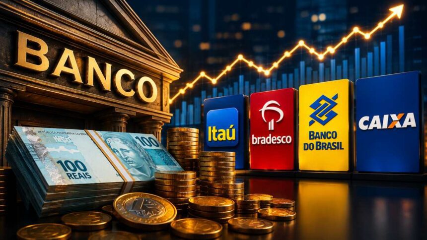 R$ 255 bilhões: lucro dos bancos bate recorde em 2025