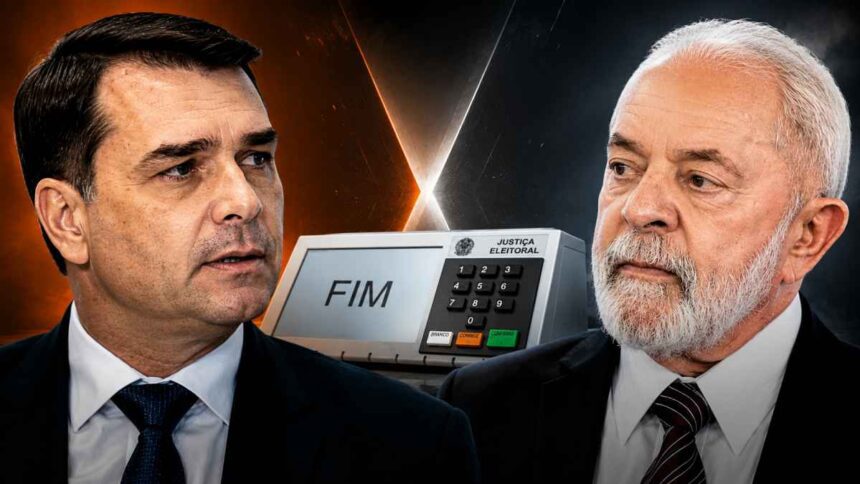 Real Time Big Data - Flávio 47% contra 44% de Lula no 2º turno
