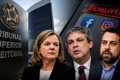 TSE dá 24 horas a Gleisi, Boulos e Lindbergh apagarem post que ligava Flávio ao CV