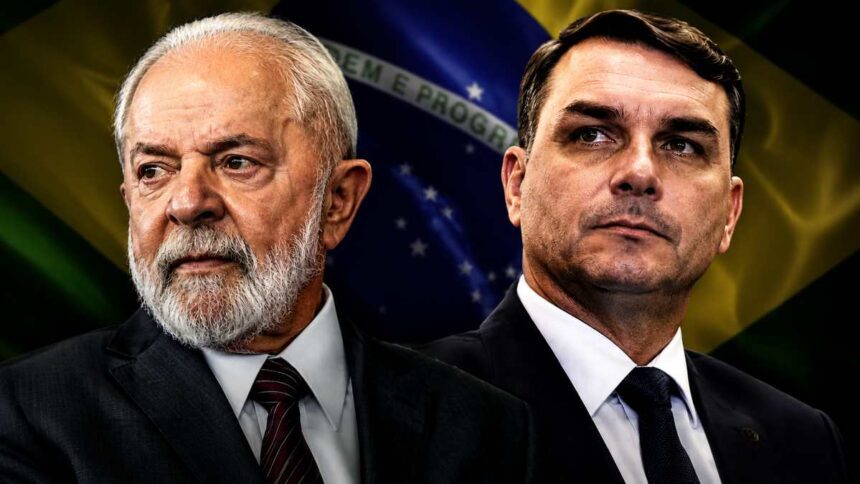 2ª Turno: Flávio 42,3% e Lula 48,8%, diz pesquisa AtlasIntel