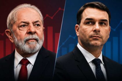 Lula 45% contra 40% de Flávio no 2º turno, pesquisa Meio/Ideia