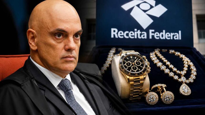 Moraes envia à Receita Federal joias apreendidas no caso Bolsonaro