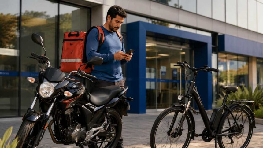 Move Brasil: bancos começam a financiar motos e bicicletas a entregadores