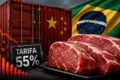 Tarifa de 55% da China sobre carne brasileira preocupa produtores