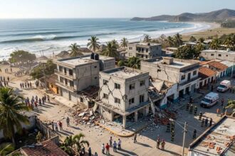 Terremoto de magnitude 7,3 atinge México e provoca alerta de tsunami