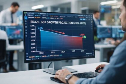 Mercado financeiro reduz projeção de crescimento do PIB para 1,95% em 2026