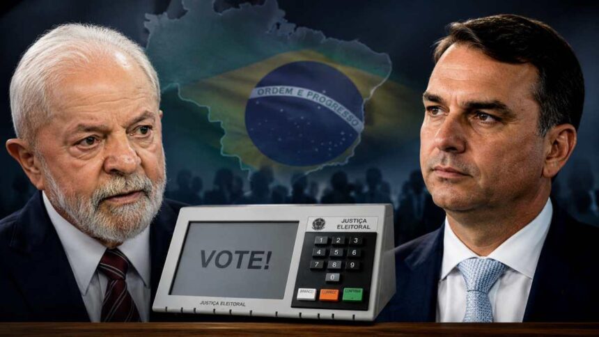 Pesquisa PoderData/Aya: Lula tem 45% contra 44% de Flávio no 2º turno