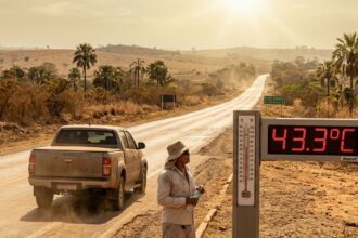 Nova Xavantina registra 43,3°C e estabelece novo recorde de calor no Brasil em 2026