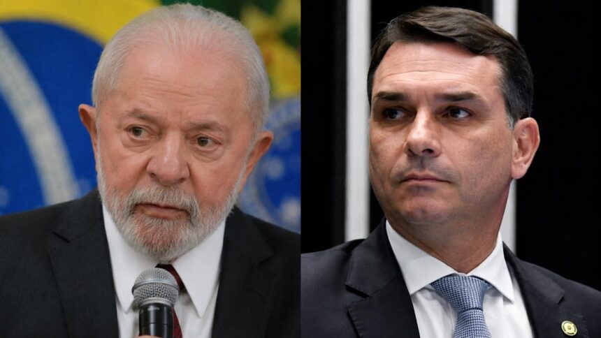 Pesquisa Quaest mostra empate técnico entre Flávio e Lula em 2º turno