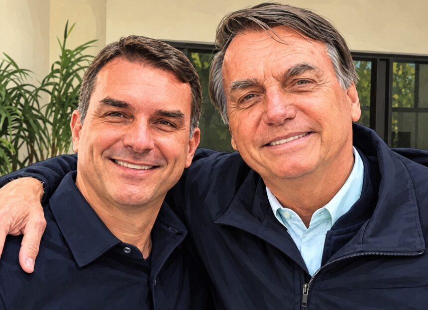 Moraes autoriza Flávio a visitar Jair Bolsonaro em prisão domiciliar