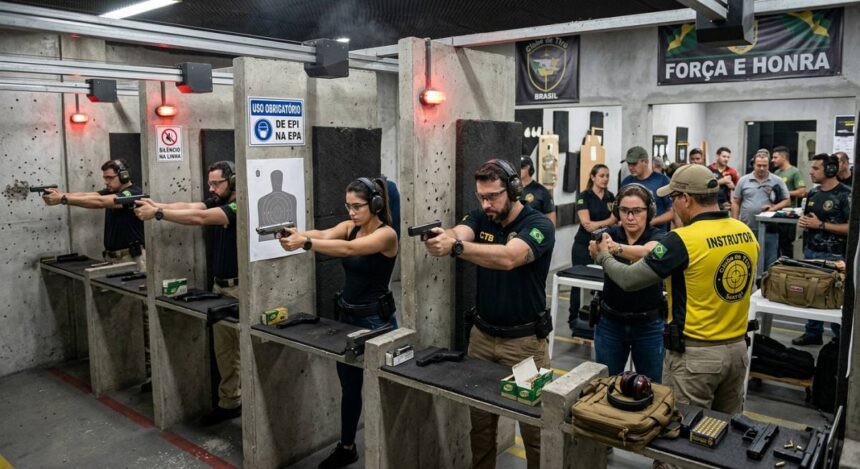 Polícia Federal cria sistema para fiscalizar CACs e clubes de tiro